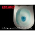 Чаша унітазу-компакту без сидіння KOER TT-0201-T3 BOWL 430x390x675 система змиву TORNADO 3.0 (MI8364)
