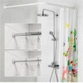 Штанга для шторки кутова Mixxus CRA-A-90x90 90x90cm (алюміній) (БЛІСТЕР) (AC3591)