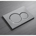 Панель змиву KOER KT-0601-01 240x160x10mm пластикова, кнопка кругла (колір хром) (KR5174) Панель змиву KOER KT-0601-01 240x160x10mm пластикова, кнопка кругла (колір хром) (KR5174)