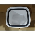 Відро для сміття сенсорне прямокутне Mixxus Wave-TC0212 White 12 л (колір білий) (MI8403)