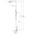 Душова колона із змішувачем KOER KB-56010-01 (Колір хром) (KR3494) Душова колона із змішувачем KOER KB-56010-01 (Колір хром) (KR3494)