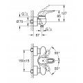 Смеситель для душа Grohe Eurostyle (33590LS3) Смеситель для душа Grohe Eurostyle (33590LS3)