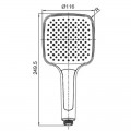 Лійка для душу Koer KP-0402-05 (3 функції) (KR4985) Лійка для душу Koer KP-0402-05 (3 функції) (KR4985)