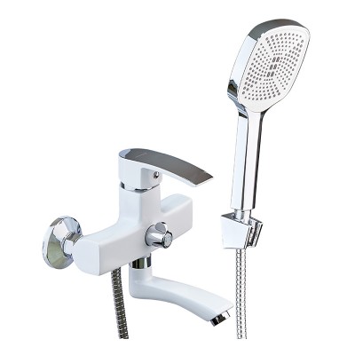 Змішувач для ванни Mixxus Magnum 009 (Euro) White-Chrome (MI6203) Змішувач для ванни Mixxus Magnum 009 (Euro) White-Chrome (MI6203)