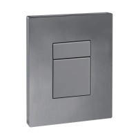 Панель змиву KOER KT-0607-07 157x198x3mm пластикова, кнопка квадратна (колір графіт) (KR5345)