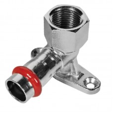 Коліно настінне 90° ВР KOER KQ.V1806F PRESS-INOX AISI 304 18x1/2" (KR6422) Коліно настінне 90° ВР KOER KQ.V1806F PRESS-INOX AISI 304 18x1/2" (KR6422)