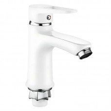 Змішувач для умивальника Mixxus Elba 001 (NUT) WHITE (без підведення) (MI6584)