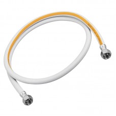 Шланг для газу ZERIX ZHG-01-FF1/2"-200 ПВХ білий 1/2"ГГ 200 см (ZX6161)