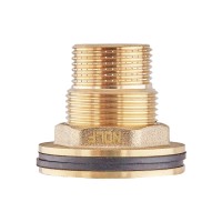 Врізка в бак з контргайкою Nolf NFC.450-08 - 3/4" латунна (NF3240)