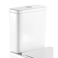 Бачок до унітазу-компакту MIXXUS PREMIUM WAVE-0403-R TANK 430x390x140 у комплекті зі зливною арматурою (MI8334)