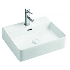 Умивальник накладний керамічний Mixxus Premium Quadro-0201 з переливом 500x420x120mm (MP6478) Умивальник накладний керамічний Mixxus Premium Quadro-0201 з переливом 500x420x120mm (MP6478)