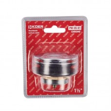 KOER PW-05-01 Донний клапан для ванни (кнопка) 1 1/2'' (Колір хром) (20 шт/ящ)
