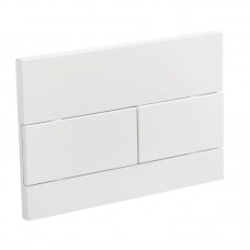 Панель змиву KOER KT-0603-03 240x160x10mm пластикова, кнопка лінійна (колір білий) (KR5318)