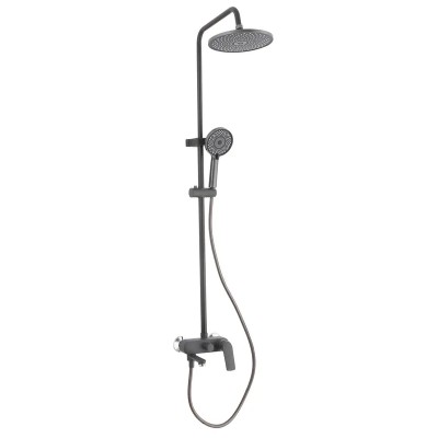 Душова колона зі змішувачем Plamix Lucas-008-J Graphite (Колір графіт) (PM6103) Душова колона зі змішувачем Plamix Lucas-008-J Graphite (Колір графіт) (PM6103)