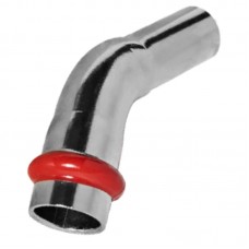 Коліно 45° однорозтрубне ВЗ Koer KQ.B28 Press-Inox AISI 304 28x28 (KR6428) Коліно 45° однорозтрубне ВЗ Koer KQ.B28 Press-Inox AISI 304 28x28 (KR6428)