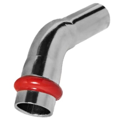 Коліно 45° однорозтрубне ВЗ KOER KQ.B28 PRESS-INOX AISI 304 28x28 (KR6428) Коліно 45° однорозтрубне ВЗ KOER KQ.B28 PRESS-INOX AISI 304 28x28 (KR6428)