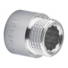 Подовжувач Europroduct EP.E015.Chr - 1/2"MF-15мм хром (EP6122) Подовжувач Europroduct EP.E015.Chr - 1/2"MF-15мм хром (EP6122)