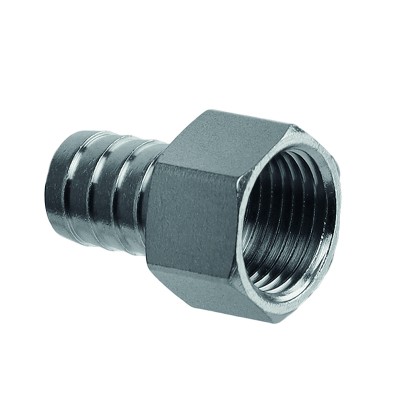 Штуцер для приєднання шланга Koer KF.U08F-18 - 3/4"x18mm F (KR3343) Штуцер для приєднання шланга Koer KF.U08F-18 - 3/4"x18mm F (KR3343)