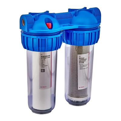 Фільтр для холодної води Koer KV-25-1/2 (2 колби, 8 атм. 1/2") (KR5020) Фільтр для холодної води Koer KV-25-1/2 (2 колби, 8 атм. 1/2") (KR5020)