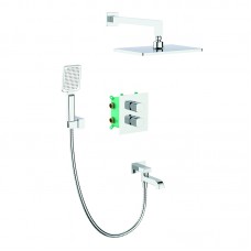 Вбудована душова система з термостатом Koer KB-67011-01 (Колір хром) (KR4726) Вбудована душова система з термостатом Koer KB-67011-01 (Колір хром) (KR4726)