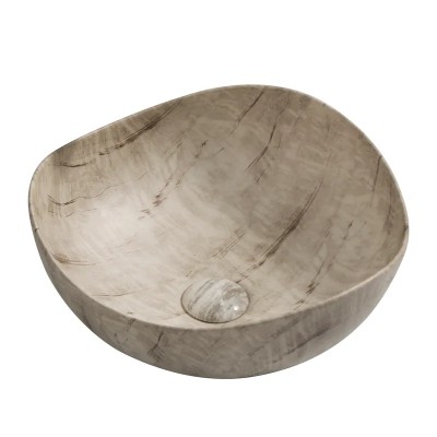 Раковина накладна MIXXUS PREMIUM WAVE-0103 MARBLE 380х380х170mm (MP6532)