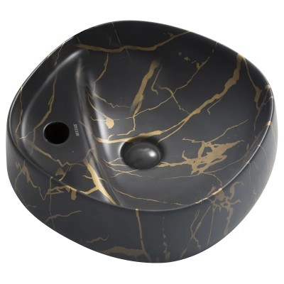 Раковина накладна MIXXUS PREMIUM WAVE-0201 MARBLE 430х430х150mm (отвір під змішувач) (MP6536) Раковина накладна MIXXUS PREMIUM WAVE-0201 MARBLE 430х430х150mm (отвір під змішувач) (MP6536)