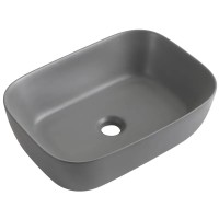 Раковина накладна MIXXUS PREMIUM DIVERSE-0116 GRAY 455x330x135mm (MP6651)