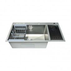 Мийка для кухні з нерж. сталі ZERIX ZH8245-SET-08 MICRO DECOR SS COLOR (колір нержавійка) (ZM5593) Мийка для кухні з нерж. сталі ZERIX ZH8245-SET-08 MICRO DECOR SS COLOR (колір нержавійка) (ZM5593)