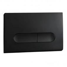 Панель змиву KOER KT-0608-05 240x160x10mm пластикова, кнопка закруглена (колір чорний матовий) (KR6125) Панель змиву KOER KT-0608-05 240x160x10mm пластикова, кнопка закруглена (колір чорний матовий) (KR6125)