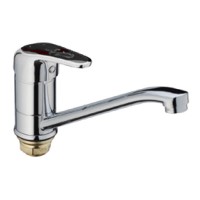 Смеситель для кухни HAIBA MAGIC 555 (15 см) с черной ручкой (HB0671) Смеситель для кухни HAIBA MAGIC 555 (15 см) с черной ручкой (HB0671)