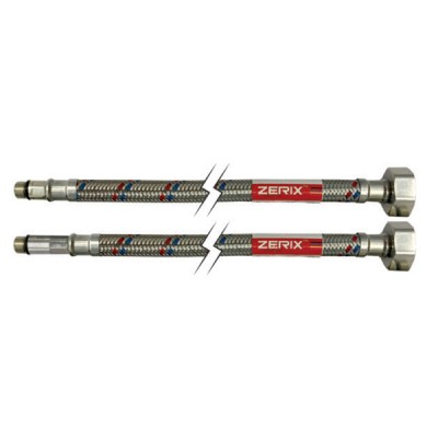 Гибкая подводка (шланги в нержавеющей оплетке) M10-150 см ZERIX (ZX1578) Гибкая подводка (шланги в нержавеющей оплетке) M10-150 см ZERIX (ZX1578)