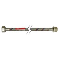 Гибкая подводка (шлаги в нержавеющей оплетке) 1/2'' ГШ-030 см ZERIX (ZX1560)