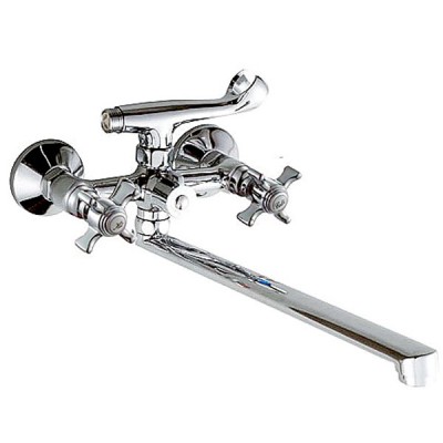 Смеситель для ванны Haiba ZEUS 140 с полнооборотной кран буксой (HB0419)