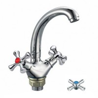 Смеситель для умывальника ZERIX TLC 722 (ZX0163)