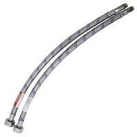 Гибкая подводка (шланги в нержавеющей оплетке) M10-040 см ZERIX (ZX1572)