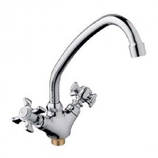 Смеситель для кухни HAIBA ZEUS 271 с полнооборотной кран буксой (HB0429)