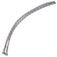 Гибкая подводка (шланги в нержавеющей оплетке) M10-060 см ZERIX (ZX1574)