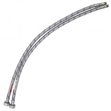 Гибкая подводка (шланги в нержавеющей оплетке) M10-060 см ZERIX (ZX1574)